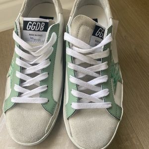 Golden Goose White Sage Ice Super Star